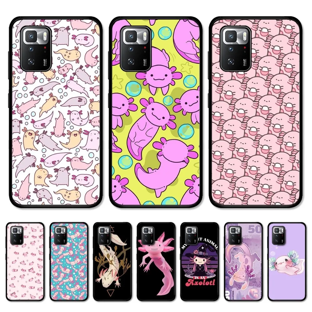 Axolotl Phone Case For Redmi 5 6 7 8 9 10 plus pro 6 7 8 9 A GO K20 K30 K40 pro plus F3 Fundas