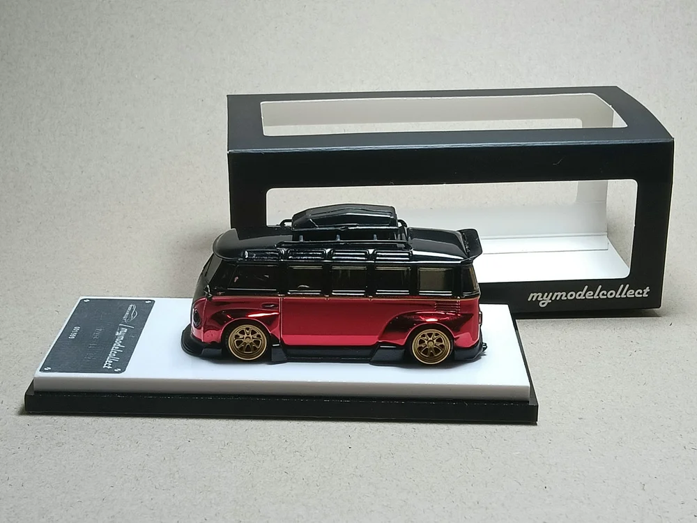 **Pre-order **Model Collect x Inspire Model 1:64 Kombi Robert Design Chrome RedBlack Diecast Model Car