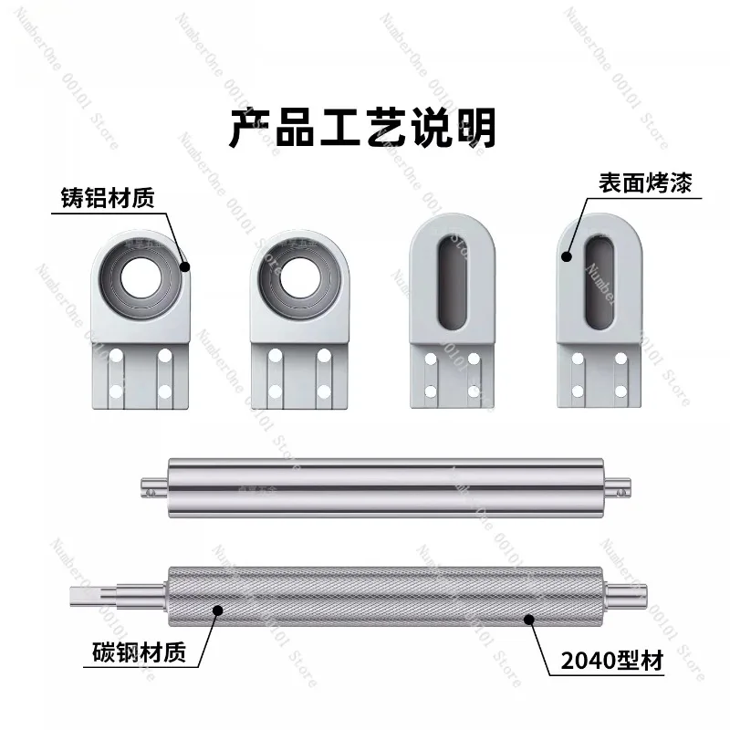 Conveyor Belt Roller Idler, Main Drive Roller with Bearing for Industrial Conveyor System
