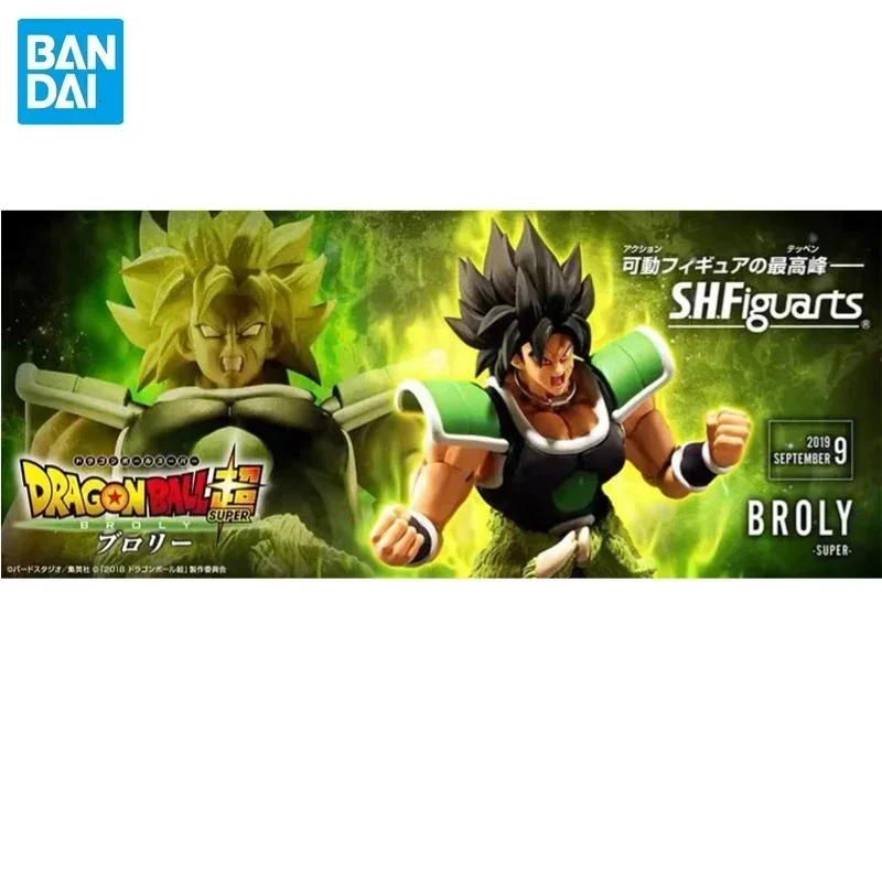 SHF Bandai Super Dragon Ball Broly Action Figure, Modèle de jouet cancers, Collector Anime Hobby, Authentique, Cadeau en stock, Original