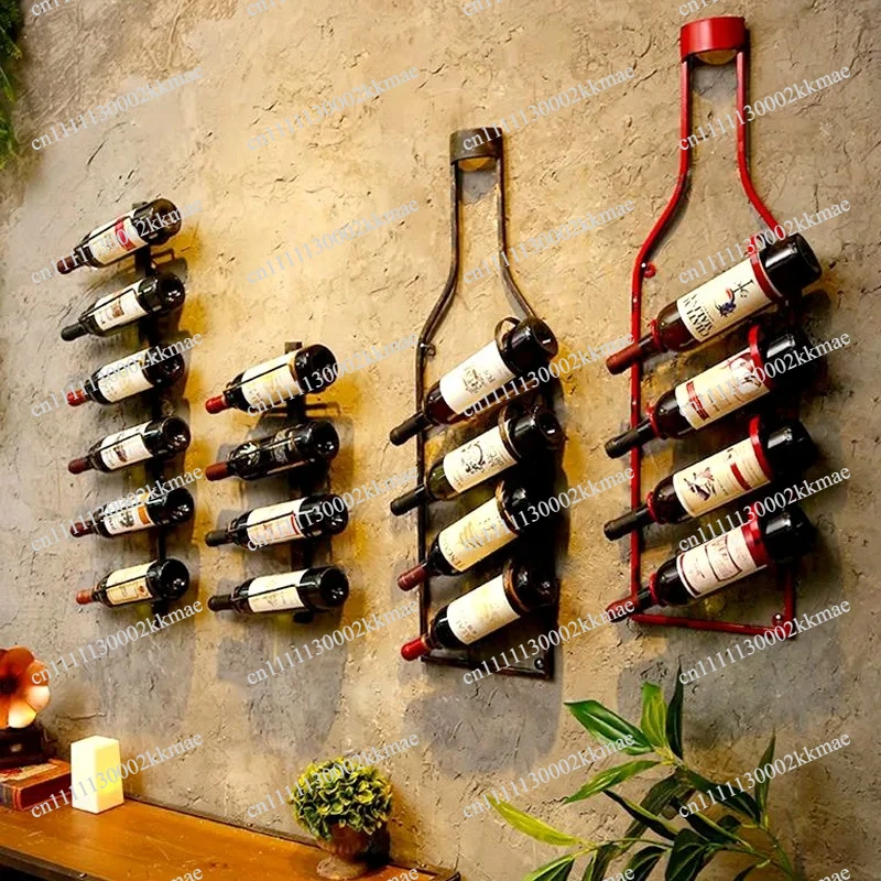 رف حائط للنبيذ بتصميم عتيق، حا - مراجعة Home Bar Shelves وسعره