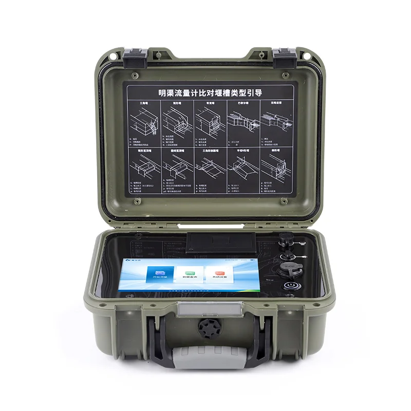 Custom Continuous Rectangular Wide-Crested Weir Flow Meter Open Channel Testing Equipment with Custom Measurements