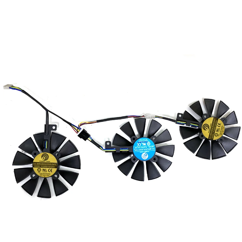 New 87MM PLD09210S12M PLD09210S12HH Cooling Fan Replace For ASUS Strix GTX 1060 OC 1070 1080 GTX 1080Ti RX 480 Graphics Card Fan