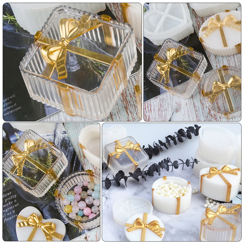 1 مجموعة صندوق قوالب الراتنج براعة دقيقة مثالية لعشاق DIY قوالب الراتنج التي لا نهاية لها لتقوم بها بنفسك قالب السيليكون #6