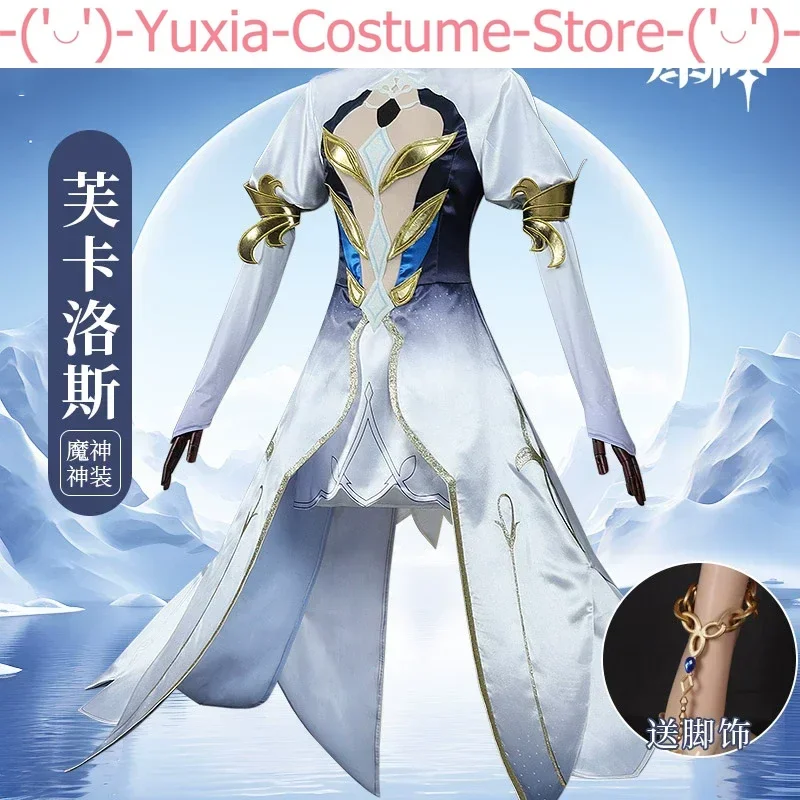 

Genshin Impact Furina De Fontaine Cosplay Costume Cos Game Anime Party Uniform Hallowen Play Role Clothes Clothing