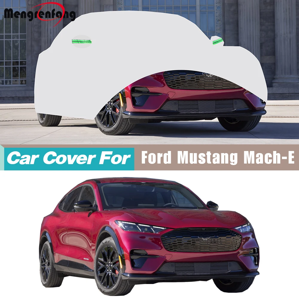 

Car Cover For Ford Mustang Mach-E 2020-2026 SUV Outdoor Sun Rain Snow Wind Scratch Resistant Cover Dustproof