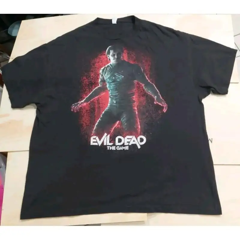 

Evil Dead: The Game Savini Ash Футболка мужская 2XL черная промо-ужас для видеоигр