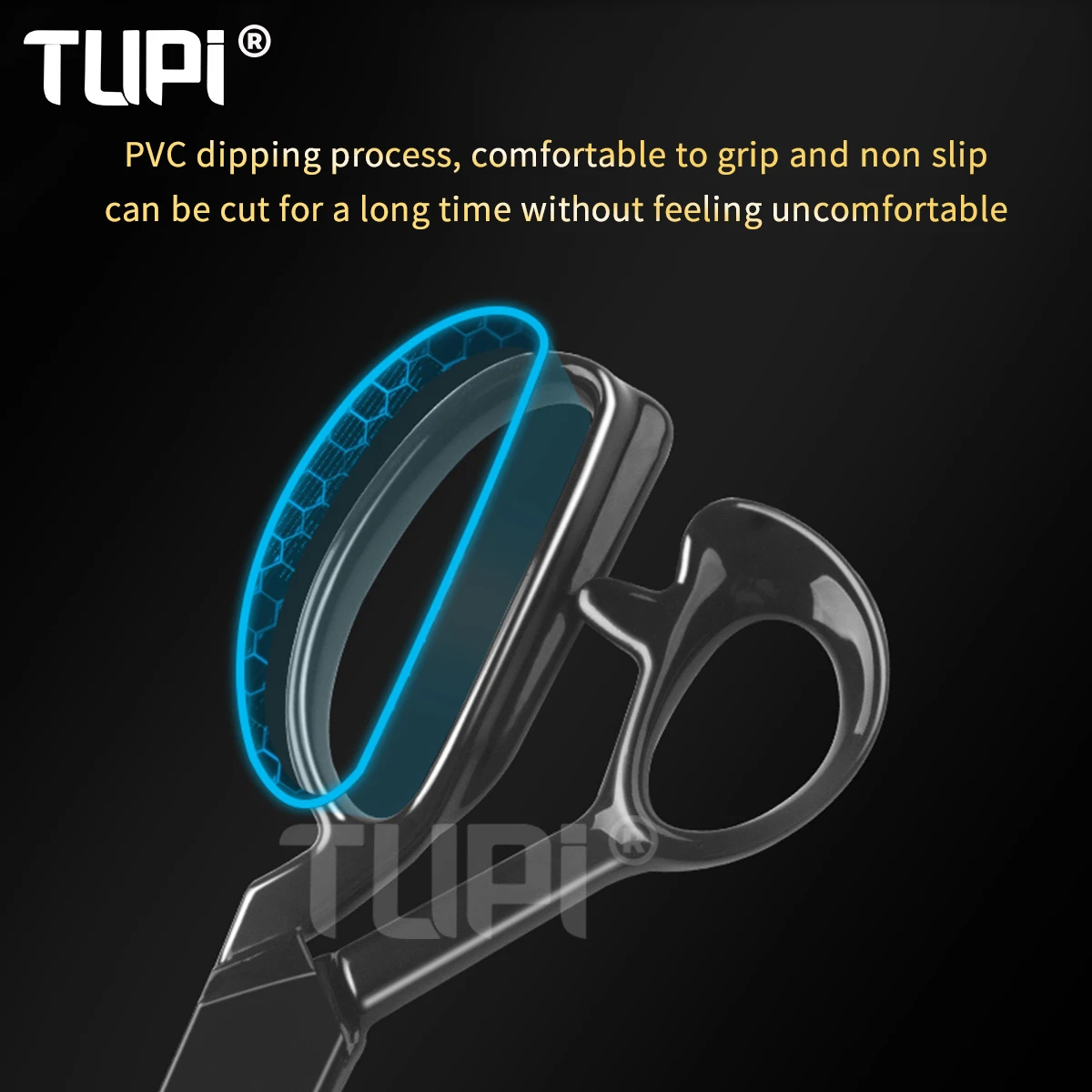 TUPI Professional Tailor Scissors Stainless Steel Tailor Shears Sewing Scissors for Fabric Clothes Needlework Cutter DIY Tool