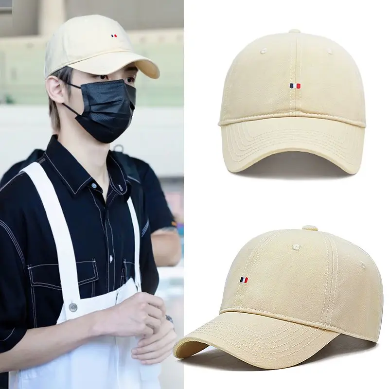 Spring and Autumn new light-colored cotton plus size hat men's sweat-absorbent breathable big circumference soft top