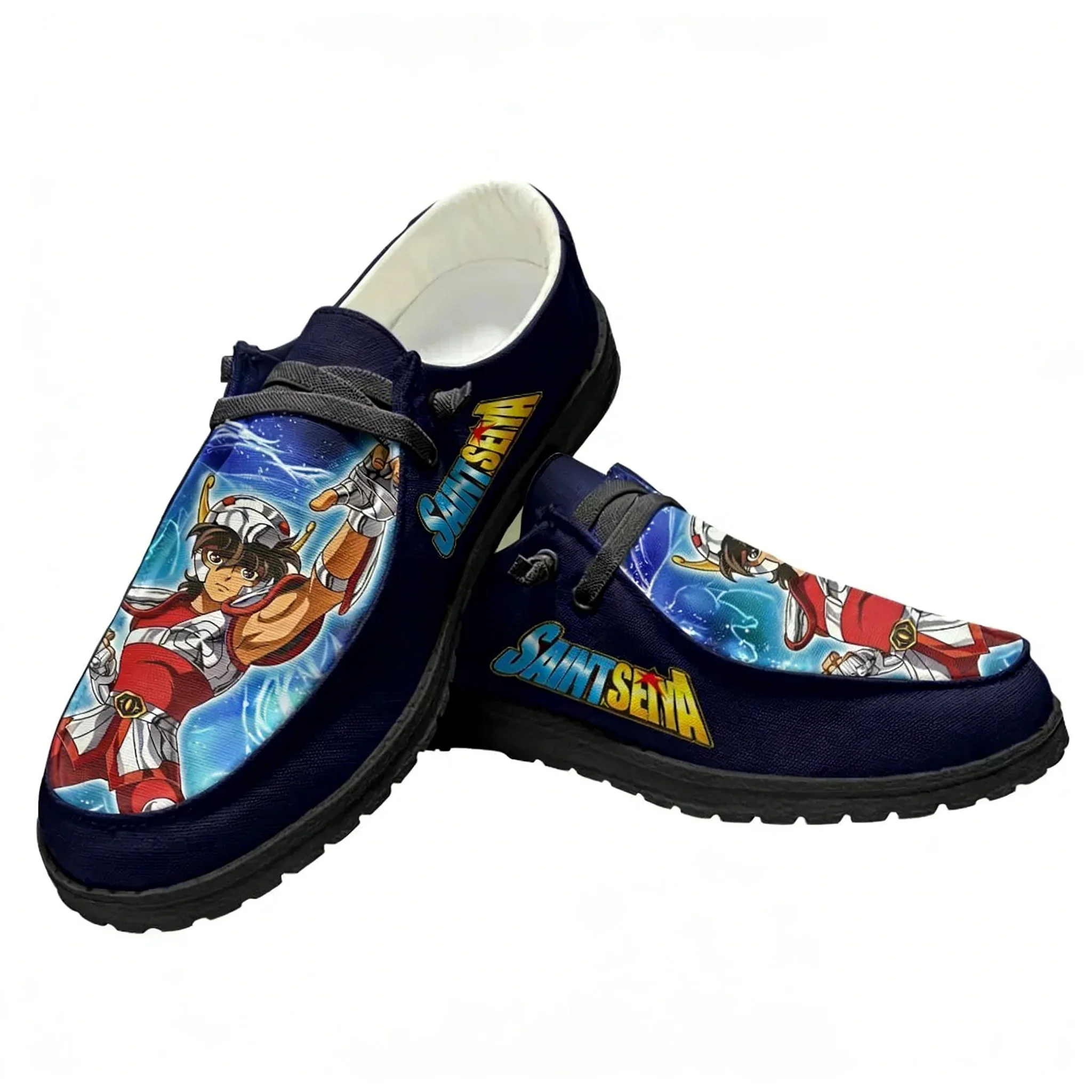 Saint Seiya Casual Shoes Flat Shoe Men Woman Breathable Casual Indoor Outdoor Lightweight Footwear Couple Custom Made Shoe