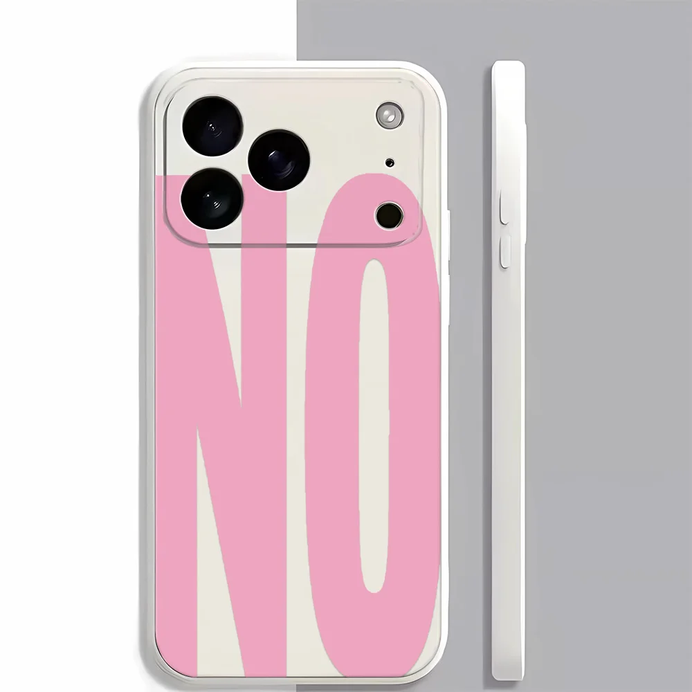 

Чехол для телефона NO Phone Case для iPhone 17 Pro Max/17 Pro/17/16/15/14/13/12/11/Pro/Plus – модный, эстетичный, в подарок другу