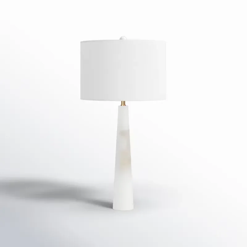 Modern Simple Marble Table Lamp Lightweight Luxury Decorative Light for Living Room Bedroom Home Ornament Wholesale Luxury