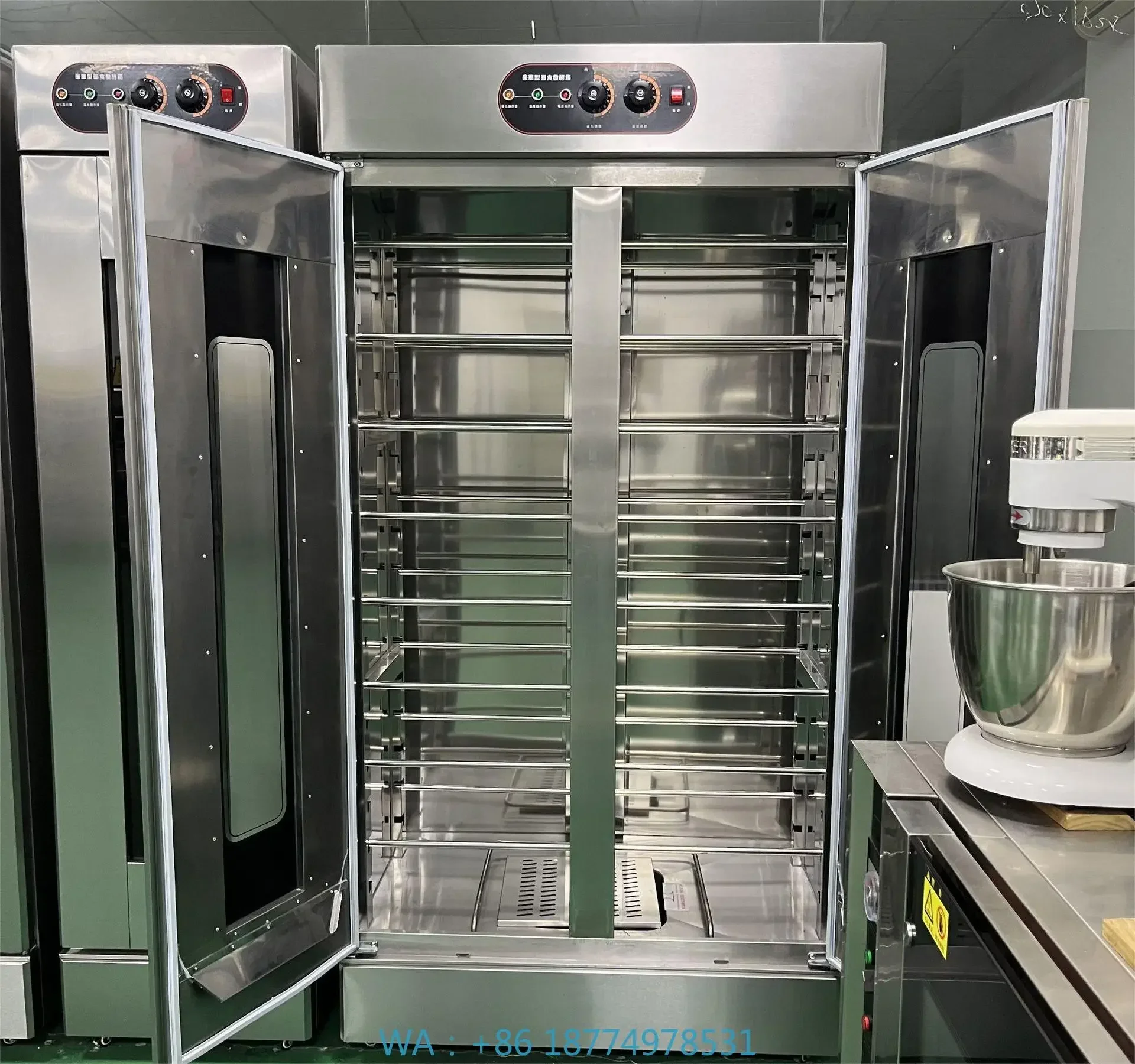 l معدات المخابز المقاومة للخبز 10/15/30/36 صواني خزانة التخمير التجارية