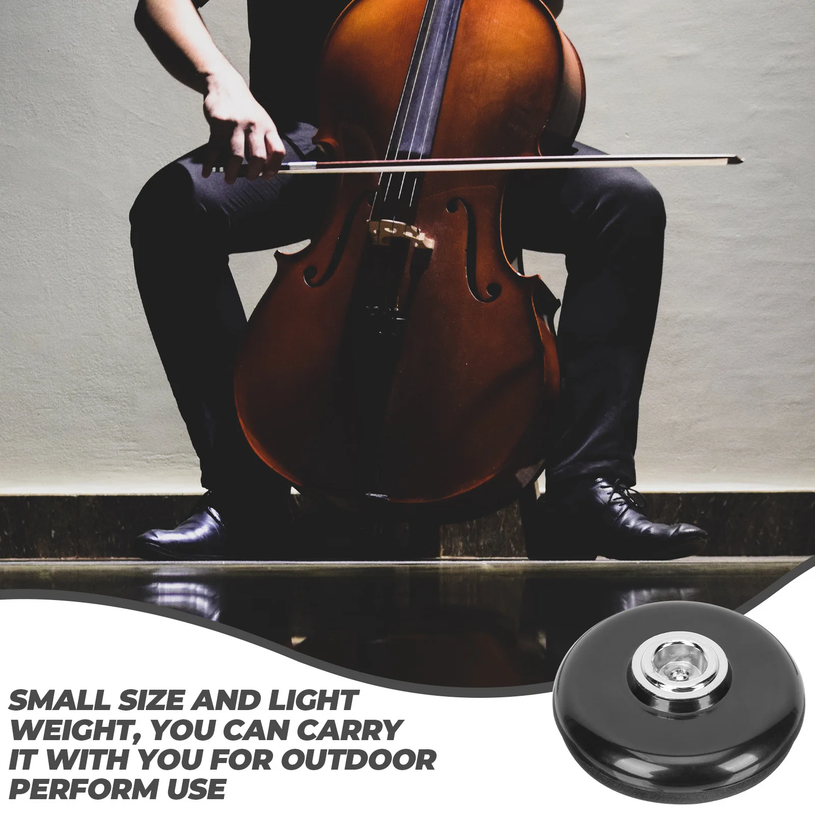 

Cello Non-Slip Mat Pad Durable Endpin Rest Anchor Practical Anti-Slip Stopper for Performance Outdoor Use Cello Accessory