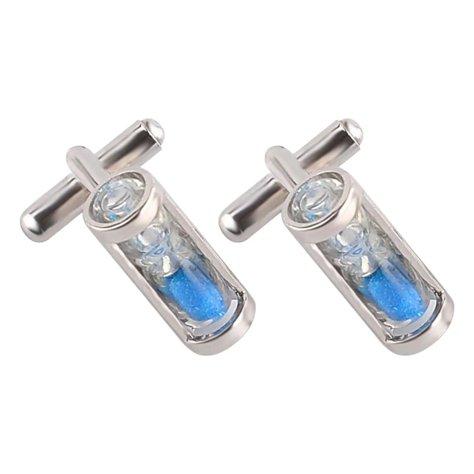 Cufflinks Wedding Button Studs Sandglass Shirt , 2Pcs Cufflinks for Party, Banquet, Accessory ,Graduation