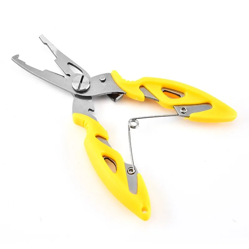 

Curved Mouthed Fishing Pliers, Stainless Steel Powerful Horse Fish Line Scissors,Multifunctional Road Pliers Fishing Accessories