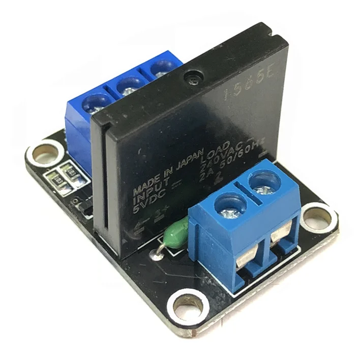 1-Way 5V Low Level Solid State Relay Module with Fuse Solid State Relay 250v2a