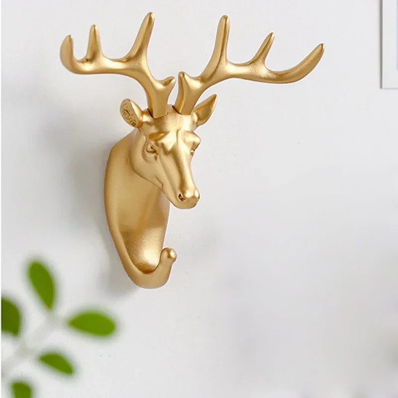 

New Material Light Environmental Protection Animal Hook Home Decoration Wall Storage Rhinoceros Simulation Wall Hanging