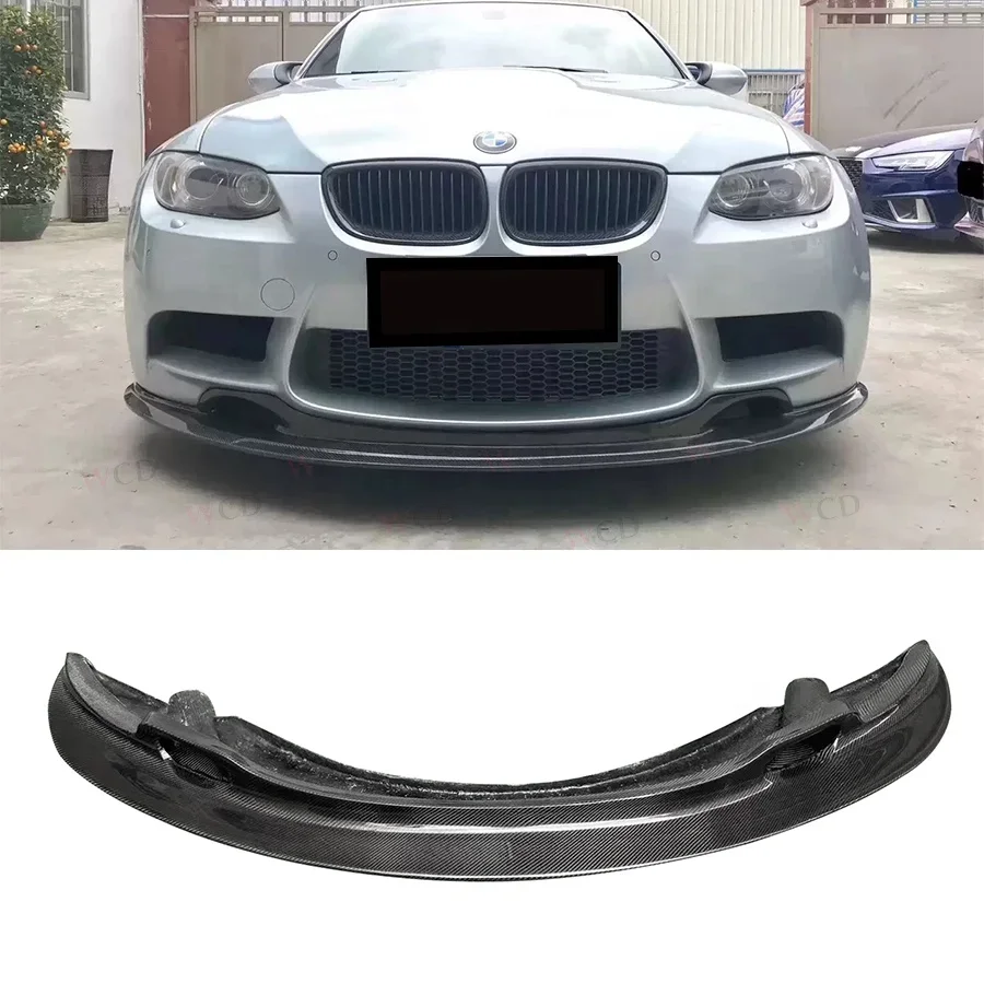 GT4 Style Carbon Fiber Front Lip For BMW E90 E92 E93 M3 Front Bumper Splitter Spoiler Car Accessories