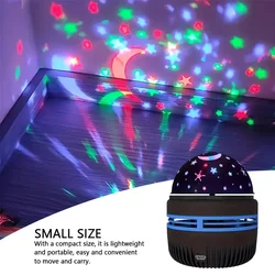 LED Star Galaxy Projector NightLights Starry Sky Projector Christmas Auto Rotating Lighting 5V USB Room Bedroom Home Decoration