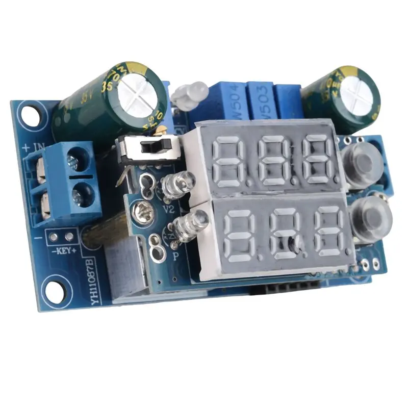 ABDE-CC/CV Charging Module DC-DC 6-36V To 1.25-32V 5A Stepdown Regulator With 2 Leds MPPT Solar Panel Controller
