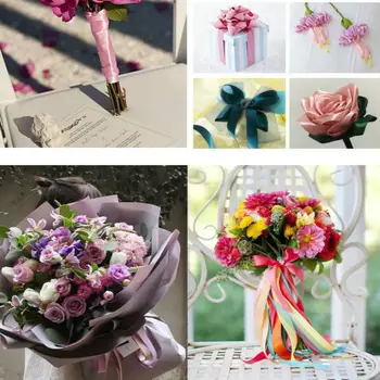 25碼 6毫米 絲緞絲帶,適用於工藝品、蝴蝶結、手工禮品包裝、派對、聖誕節、婚禮裝飾、人造飾品 6 最佳銷售 聖誕絲帶 - №3