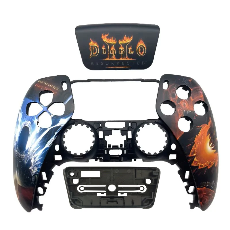 REMANK Limited Diablo Horizon PS5 Controller Shell Touchpad Gamepad Cover Replacement Front Handle Case for BDM-010/02/03/040/05