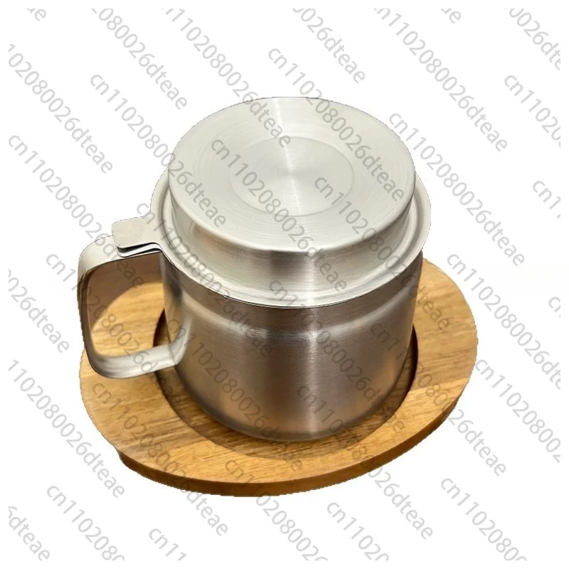 304 Stainless Steel Oil Pot Household Kitchen Oil Storage Tank With Filter Screen Leak-proof Bottle Oil Residue Filtering Pot