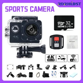 Action camera 4k30fps Wifi anti-shake waterproof outdoor Subminiature Mini stabilized bike cam camera motorcycle helmet