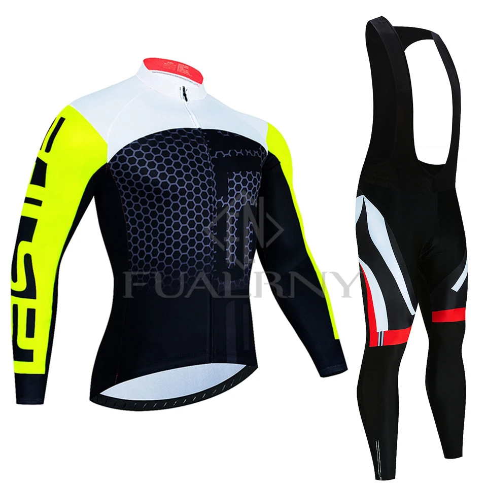 2025 Autumn cycle Long Sleeve Cycling Jersey Set Breathable MTB Bike Clothes Wear Bicycle Cycling Clothing Ropa Maillot Ciclismo