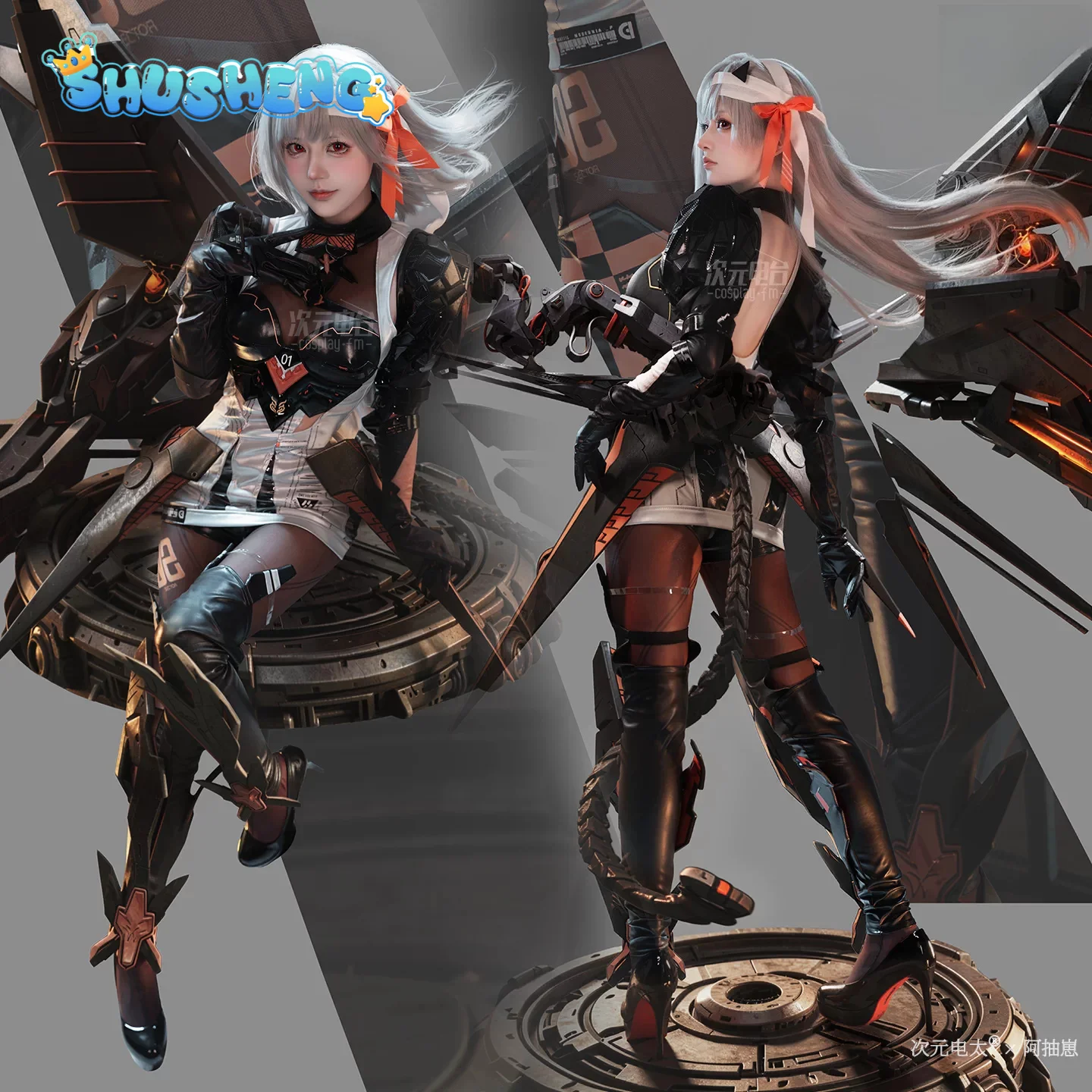 Anime Cosplay Wig - Kostium cosplay Modernia, anime, Bogini Zwycięstwa,
