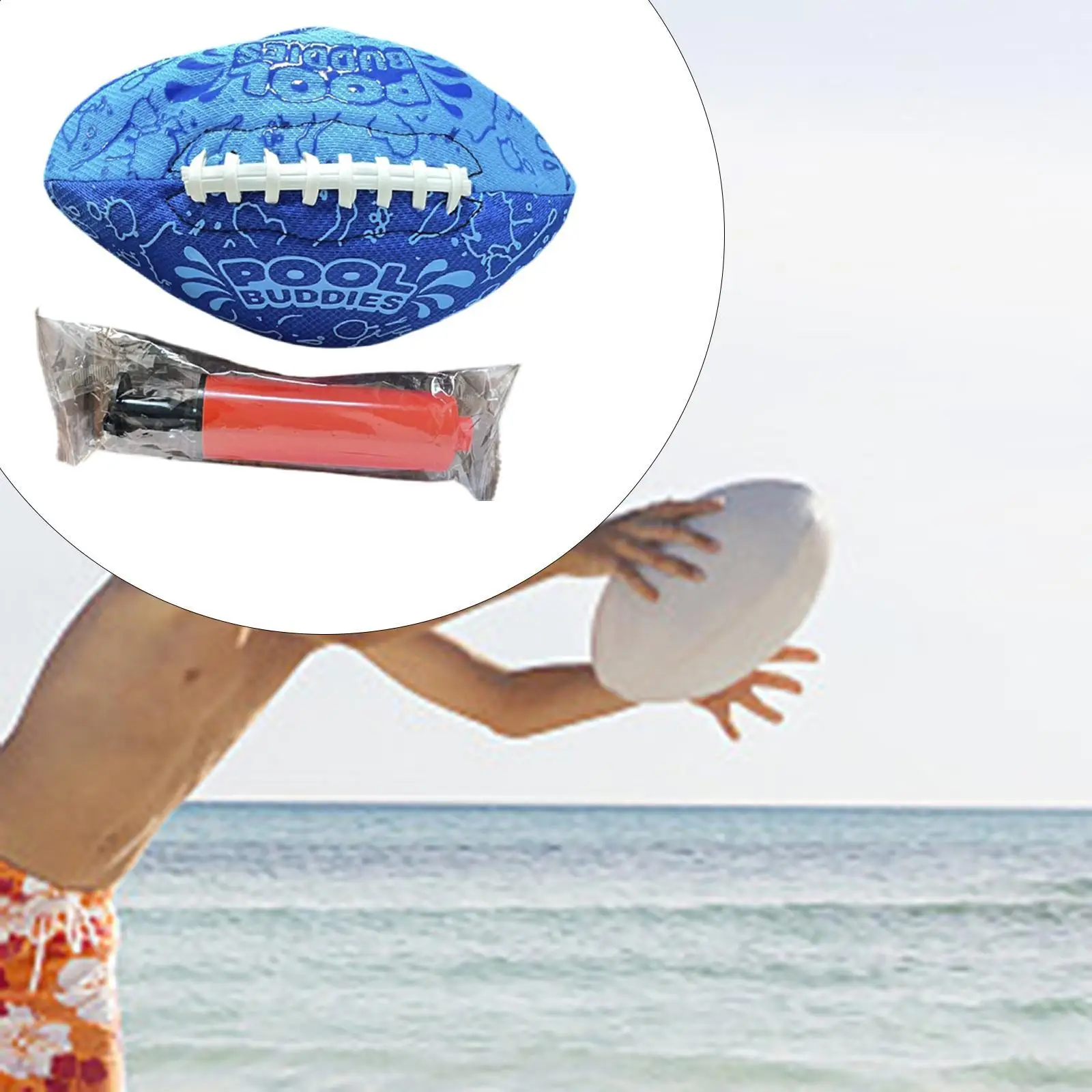 

Rugby Ball Lightweight Heavy Duty Official Ball for Park Outdoor Indoor