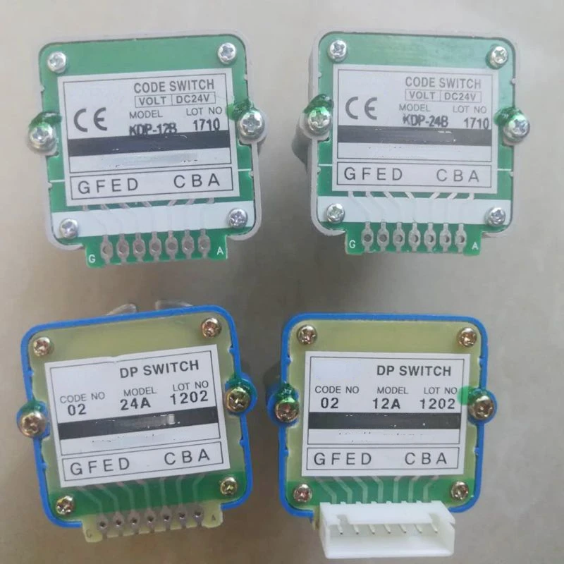 DP Switch CODE Switch 01-12B KDP-12B 02-12A KDP-12A 01-24B KDP-24B 02-24A KDP-24A Override Switch KDP12B KDP24B KDP12A KDP24A