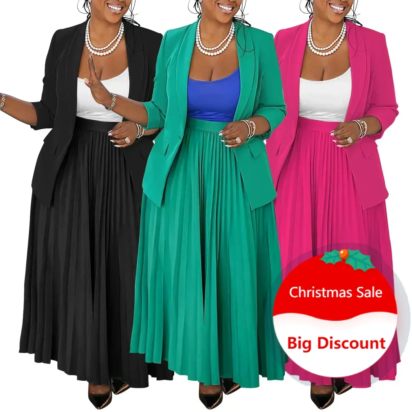 

Customized 2 Piece Skirt Sets African Dresses For Women Nigeria Turkey Africa Clothes Office Lady Dress Dashiki Ladies Ankara Fe