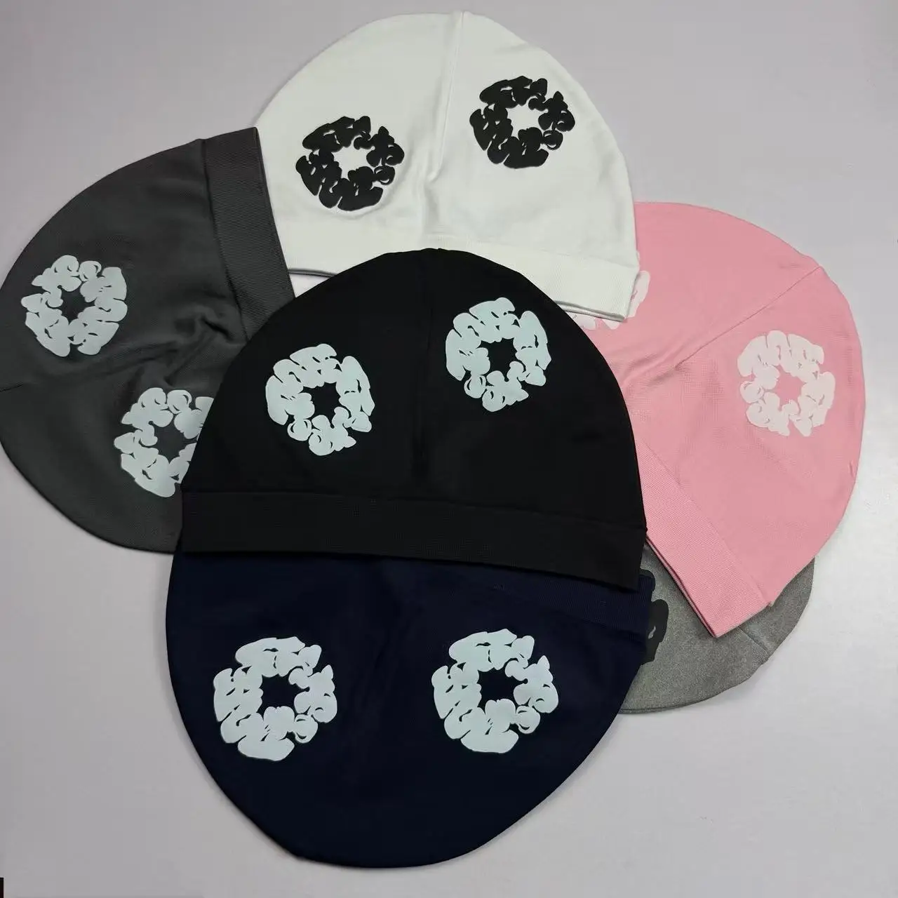 

Solid color printed spring and autumn skull hat, outdoor casual running hat, new trendy unisex design