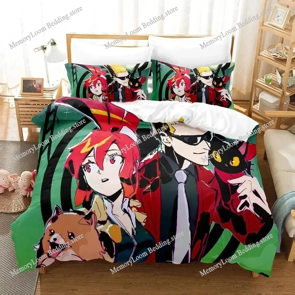 

Game Ghost Trick Phantom Detective Bedding Set Duvet Cover Bed Set Quilt Cover Pillowcase Comforter king Queen Size Boys Adult