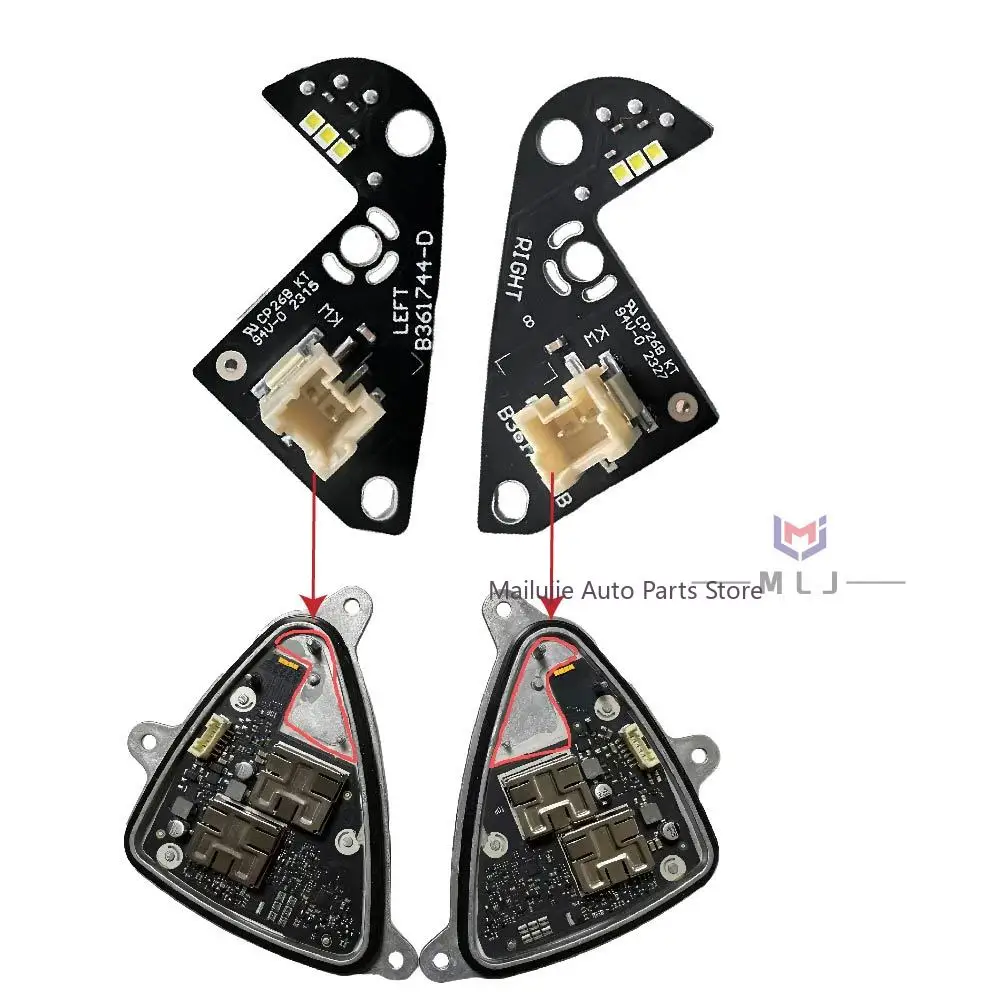 B361745-B B361744-D FOR VW T-ROC 2GA941479A White LED Headlight Daytime Running Light Turn Signal Light Source Board Lamp Parts