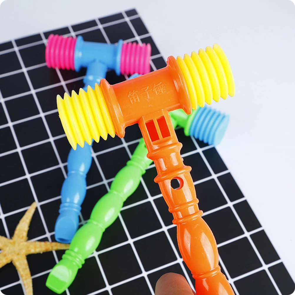 

12pcs Plastic Knocking Vocal Sound For Kids Children Party Favors Outdoor Pool Gift Toddler Kids Hammer Plastic Hammer