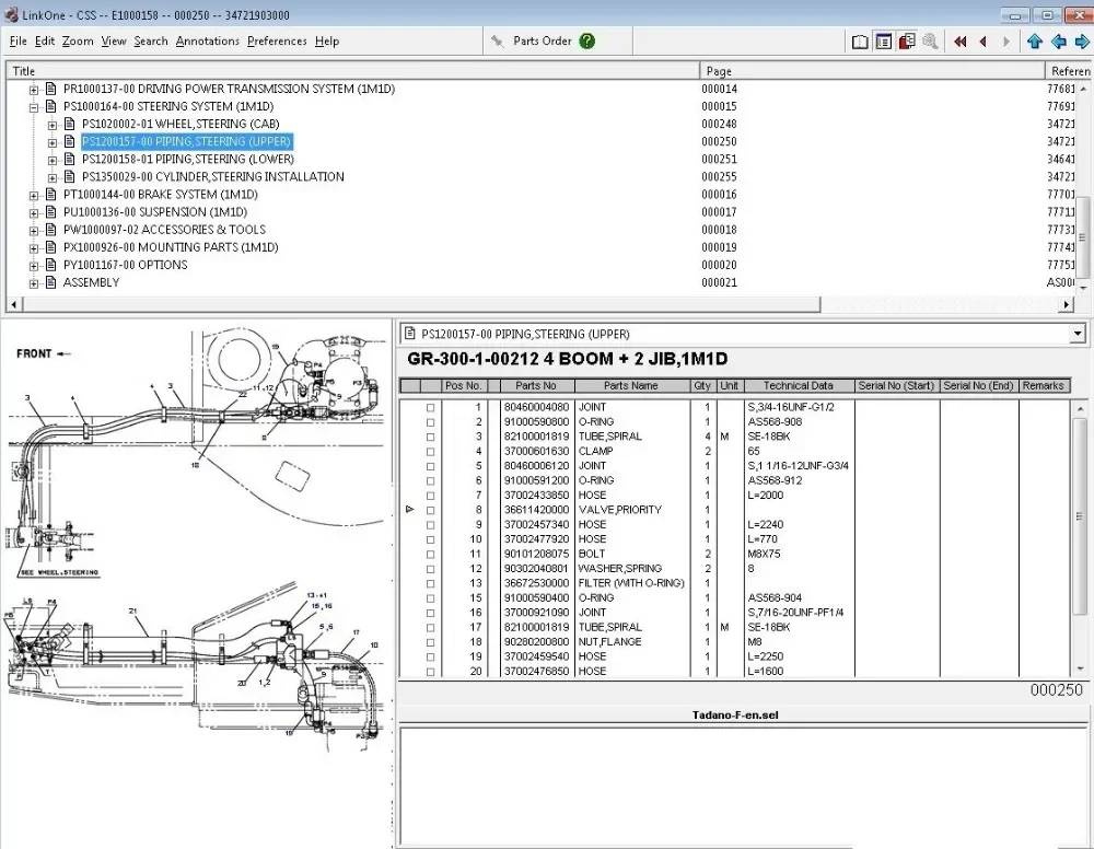 Tadano Spare Parts Catalog 2021 FULL Offline With All Models