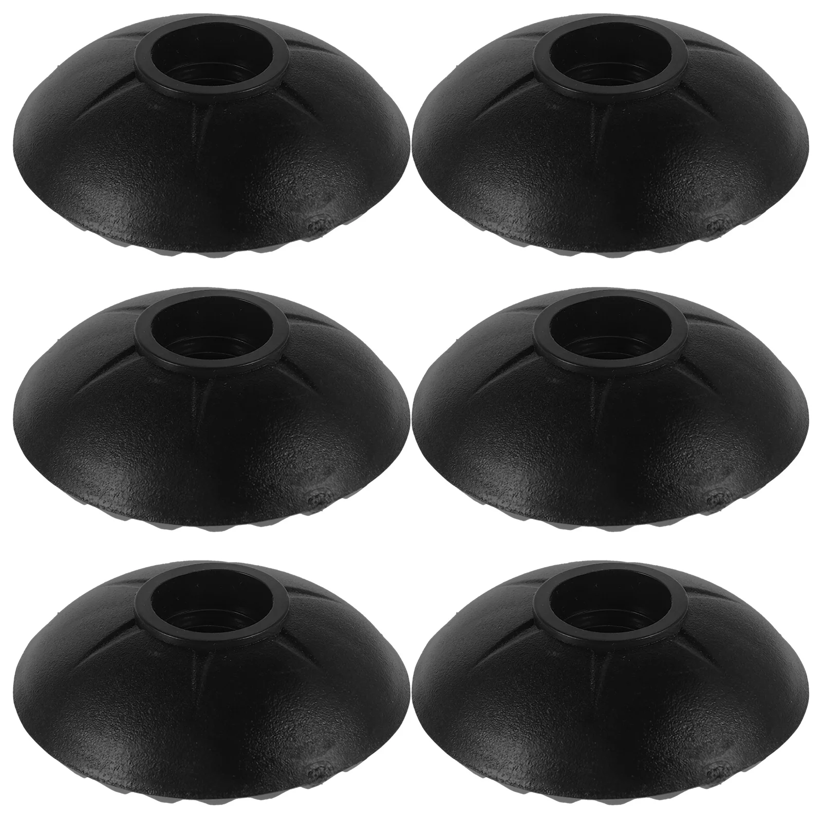 

6Pcs Trekking Pole Covers Crutch Tips Non-Slip Anti-Wear Foot Pads Hiking Accessories Walking Cane Pole Tips Replacement
