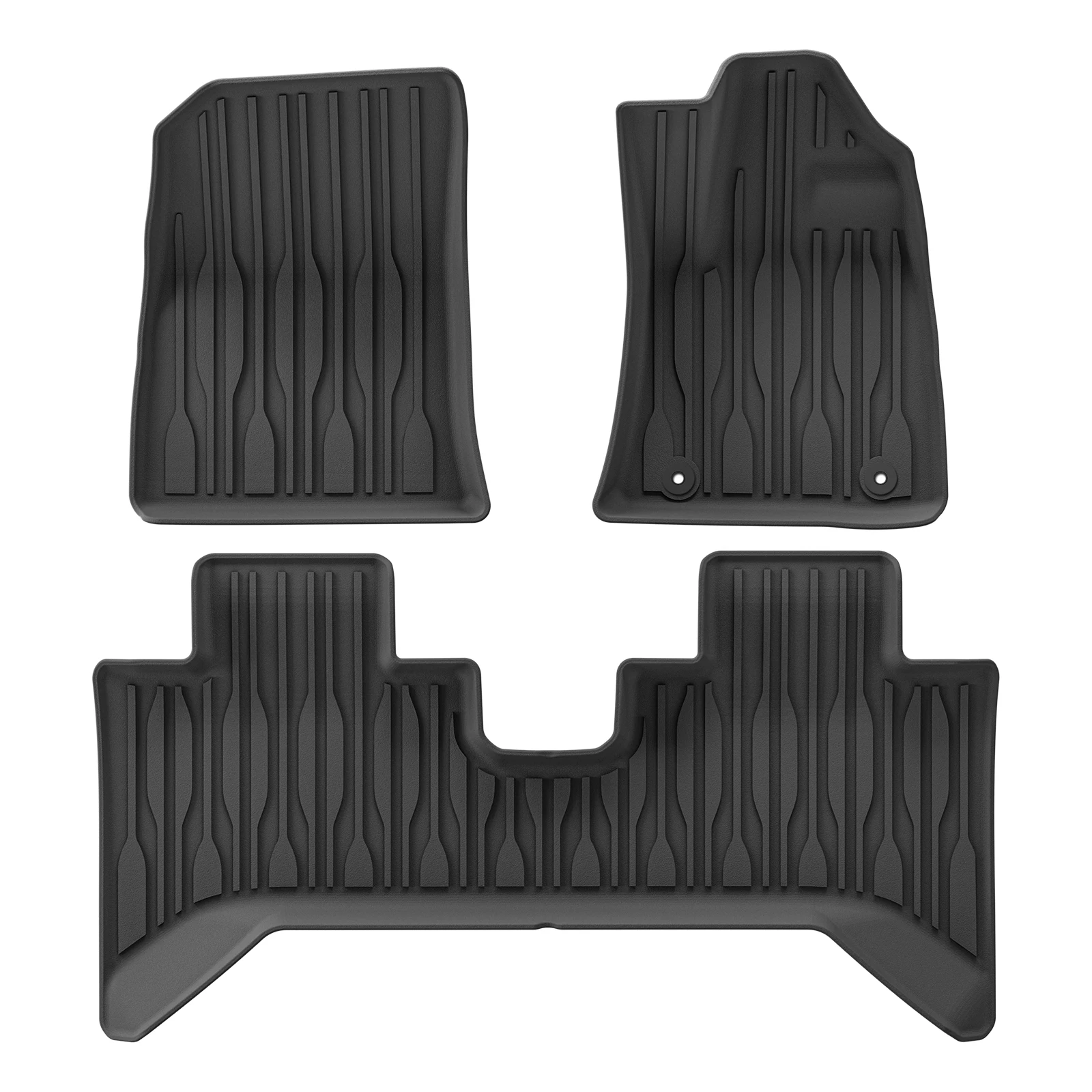 Fußmatten für BYD Shark 6 2024 2025 Rechtslenker, Kofferraummatte, TPE 3D Fußmatte, Zubehör, SCHWARZ – Detail 9