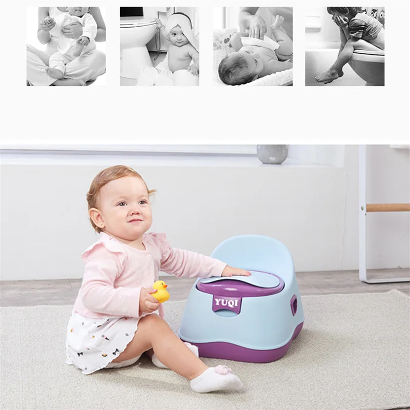 1-6 Y  Baby Hygiene Toilet Seat Children\'s Pot Easy To Clean Baby Training Potty Portable Stool Boys Girls Safe Trainer Seat WC