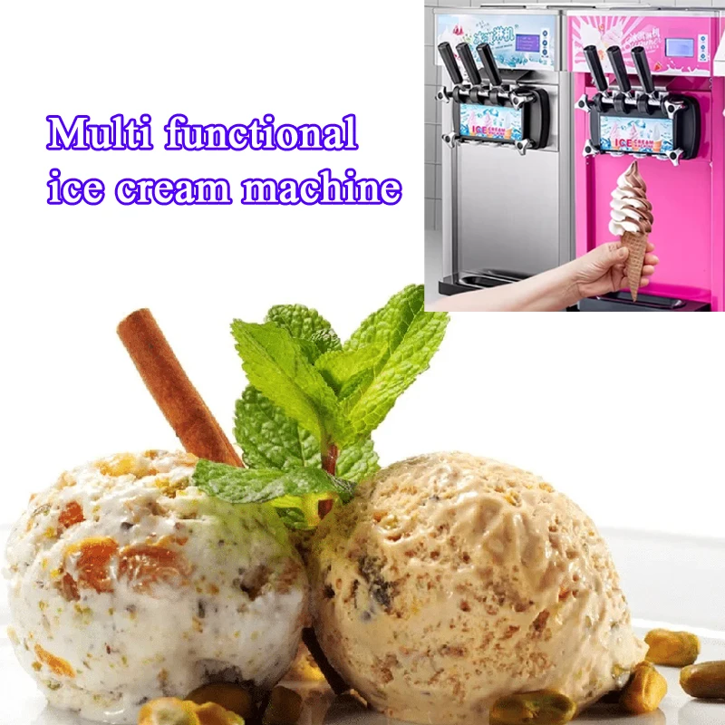 

Stainless Steel Commercial Frozen Yogurt New Ice Cream Maker Machine Soft Serve Vending Ice Cream Making Machine