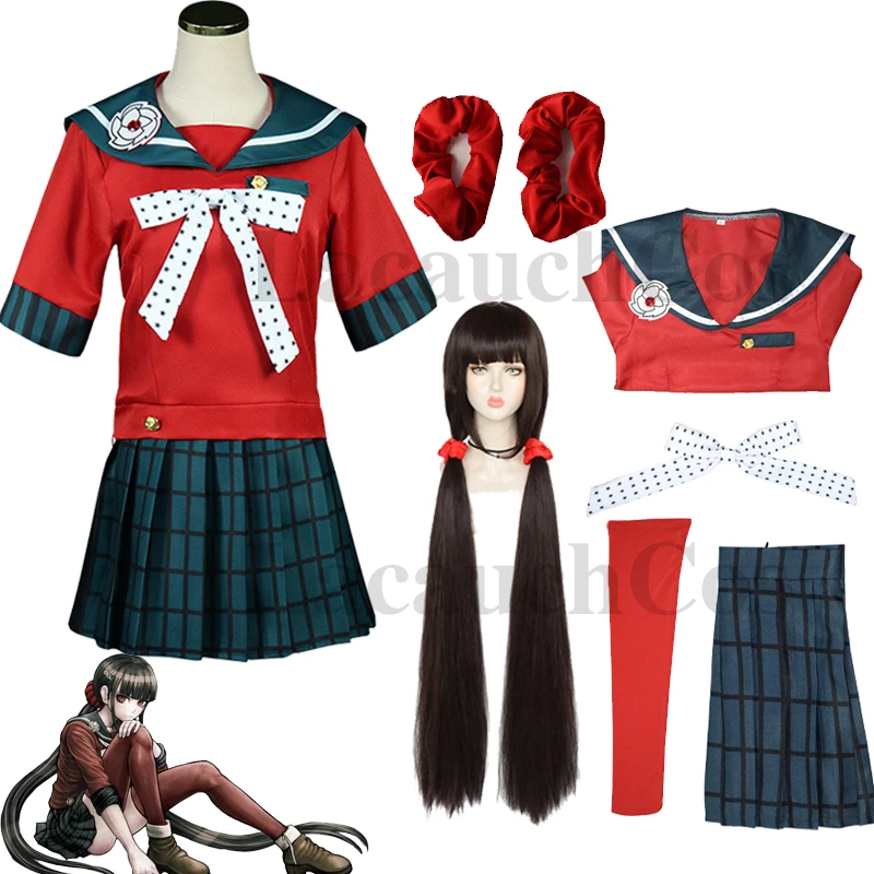 

CosplayHarukawa Maki Cosplay Anime New Danganronpa V3: Killing Harmony Maki Girls School Uniform Cosplay Costume Wigs Halloween