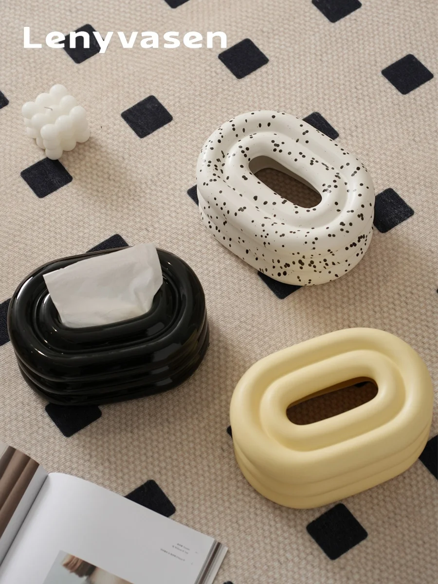 

Silver Cerc Tissue Box Circle Creative Home Living Room Decoration Storage Organizer Handmade Electroplated Single Layer