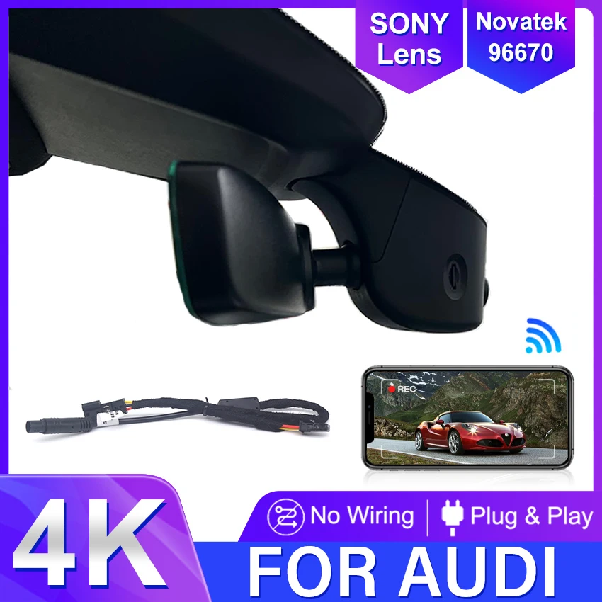 New!Wifi Dash Cam Car DVR for Audi a3 a4 a5 a6 a7 a8 q2 q3 q5 q7 q8 s3 s4 s5 s6 s7 s8 rs3 rs4 rs5 rs7 tt b4 b5 b6 b7 b8 b9 8v 8p