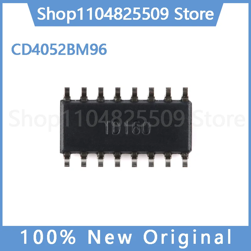 Picture 4: (5~30pcs) pcs 100% Original New CD4052BM96 — SOIC-16, Low On-Resistance Dual 4:1 Analog Multiplexer IC