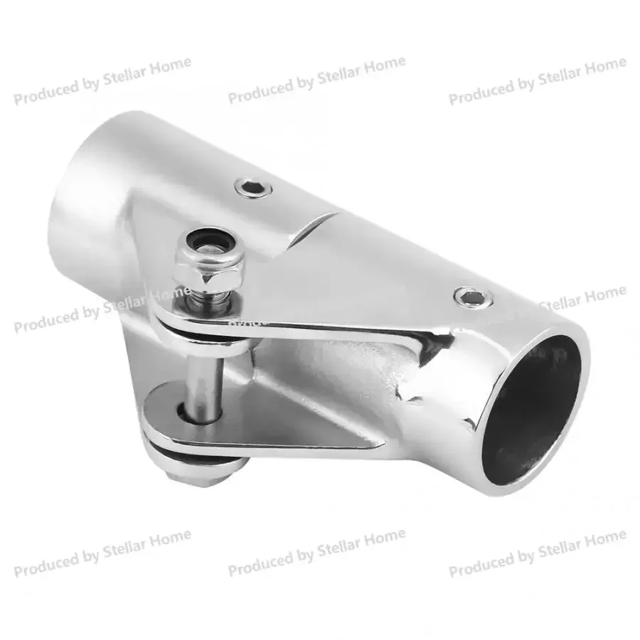 316 Stainless Steel Folding Swivel Pipe Connector – 22mm/25mm for Boat & Yacht (Durable, Corrosion-Resistant, Easy Rotate)