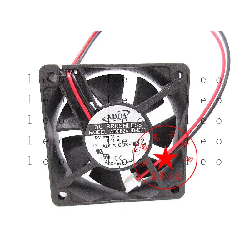 

AA for ADDA AD0624UB-D71 6015 24V 0.11A 6CM power cooling fan