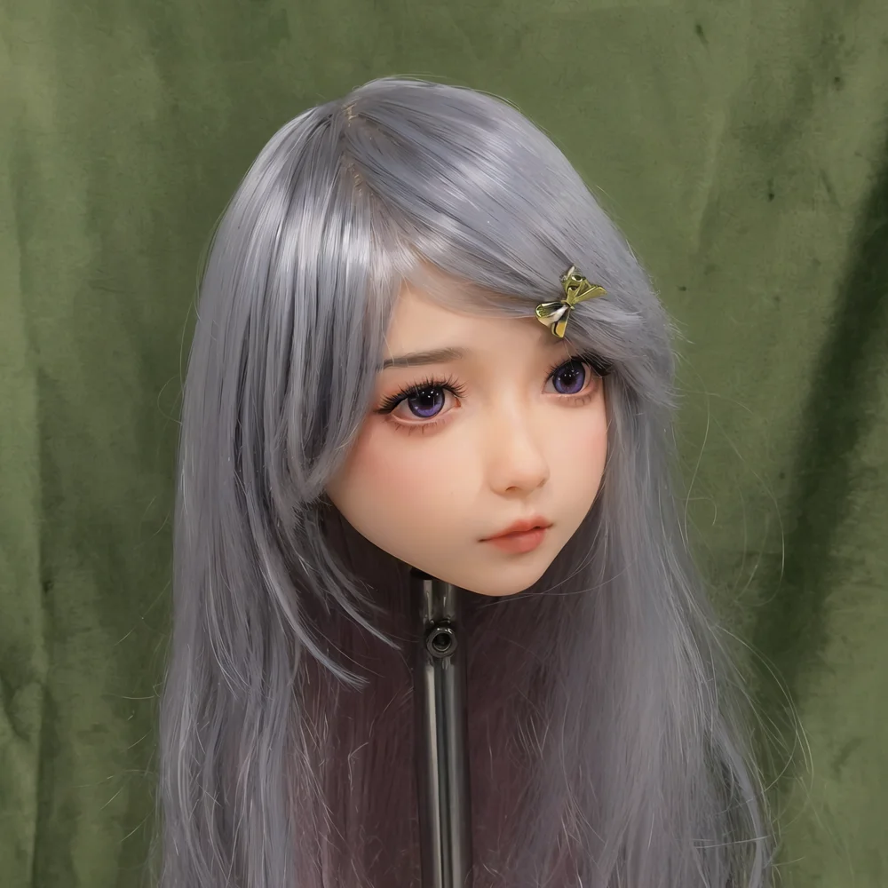 슈퍼 귀여운 여성 머리 모델, TPE 소재, 인형 같은 얼굴, 성인 남성용 장난감, 귀여운 여자친구 머리 모델, 새로운 스타일, 자신을 위한 선물